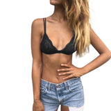 Lace Bralette Transparent Bralet Unpadded