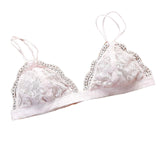 Lace Bralette Transparent Bralet Unpadded
