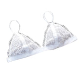 Lace Bralette Transparent Bralet Unpadded