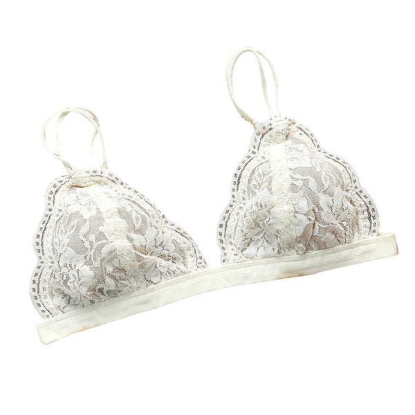 Lace Bralette Transparent Bralet Unpadded