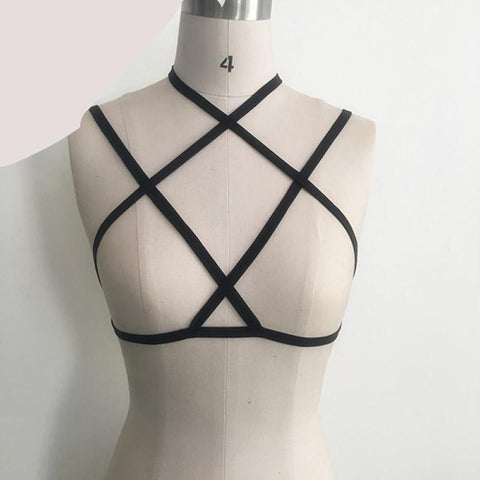 Sexy Harness Bra Basic Style garter belt
