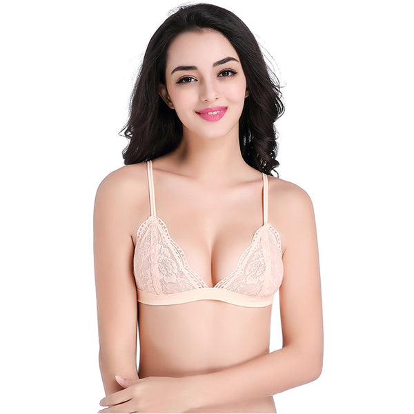 Lace BraletteSexy Crop Top Bra Unpadded