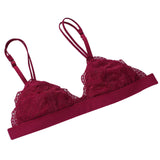 Lace BraletteSexy Crop Top Bra Unpadded