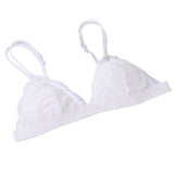 Lace BraletteSexy Crop Top Bra Unpadded