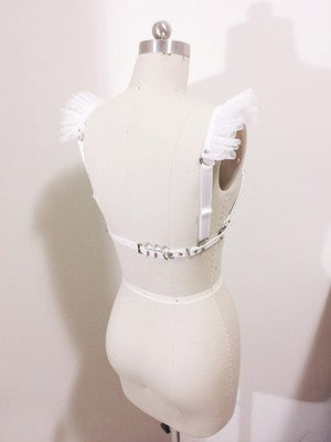 Punk Gothic Lace Elastic Waist Belt Corset