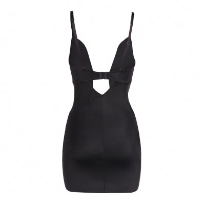 Charming Curve Contour Dress Deep with Control Slip