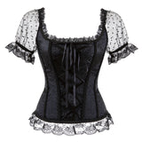 Bride Corsets Bustiers Lace up Halloween Vest
