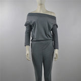 Autumn female body suit with long sleeves