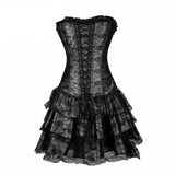 Gothic Lace Steampunk Corset Dress