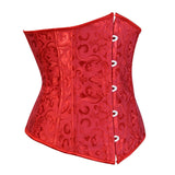 women's underbust corset bustiers floral gothic corset
