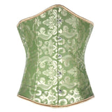 women's underbust corset bustiers floral gothic corset