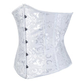 women's underbust corset bustiers floral gothic corset