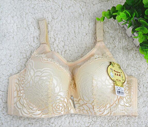 thin cup breathable mesh push up bra