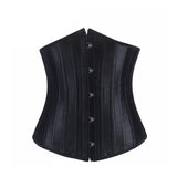 Women Underbust Steel Boned Satin Corsets and Bustiers