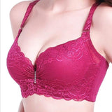 lace thin cup push up bra