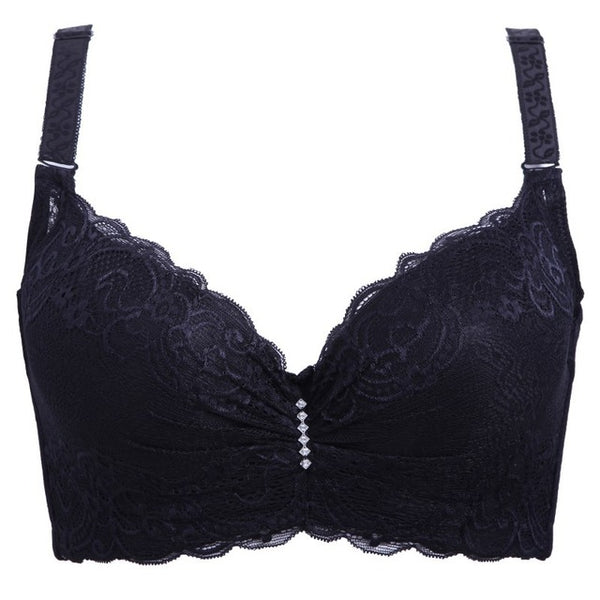 lace thin cup push up bra