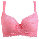 lace thin cup push up bra