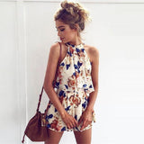 Floral Printed Off ShoulderWomen's Bodysuits