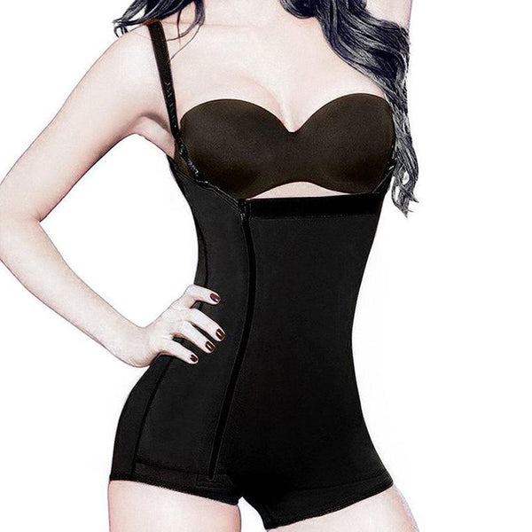 Zip Latex Waist and Butt Lifter Control Slip